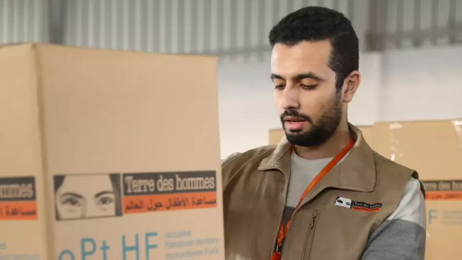 Hilfsgüterlieferung in Gaza